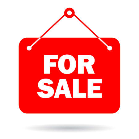 Sor sale vector sign isolated on white backgroundのイラスト素材
