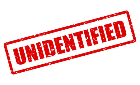 Unidentified rectangular grunge stamp isolated on white backgroundのイラスト素材