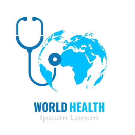 Medical vector logo, health icon isolated on white backgroundのイラスト素材