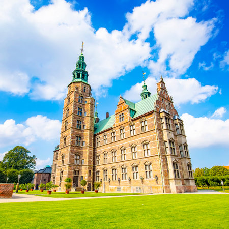 Rosenborg Castle in Copenhagen, Denmarkのeditorial素材
