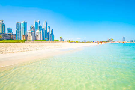 Marina beach in Dubai, United Arab Emiratesの写真素材
