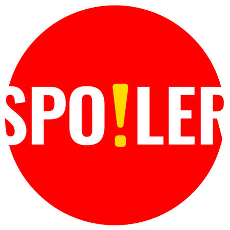 Spoiler alert vector icon on white backgroundのイラスト素材