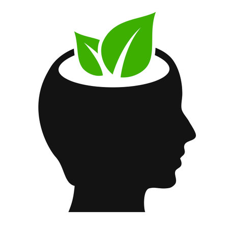 Growth mindset vector icon on white backgroundのイラスト素材