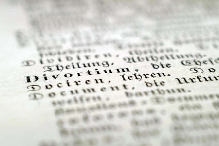 DIVORCEの写真素材