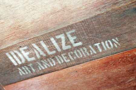 seat and wood text screen abstract background wallpaperの写真素材