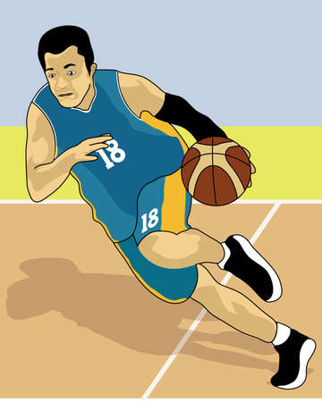 jump in runのイラスト素材
