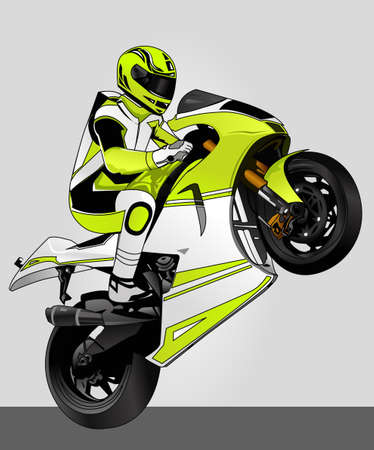 trying to be the fastest and become a championのイラスト素材