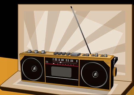 classical radioのイラスト素材