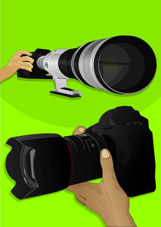 take a pictureのイラスト素材