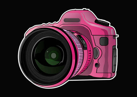  camera color 1のイラスト素材