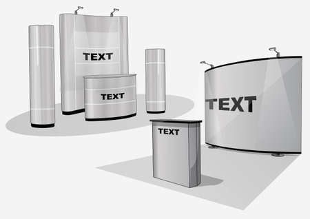  display boothのイラスト素材