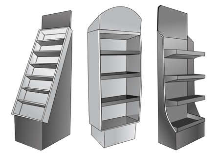 a place to store items to be sold のイラスト素材