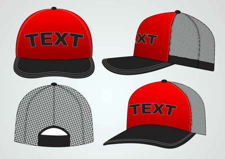 cap design のイラスト素材