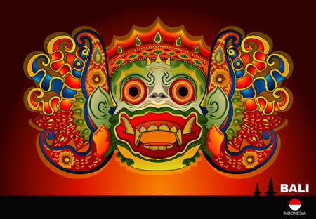 Barong bali 2のイラスト素材
