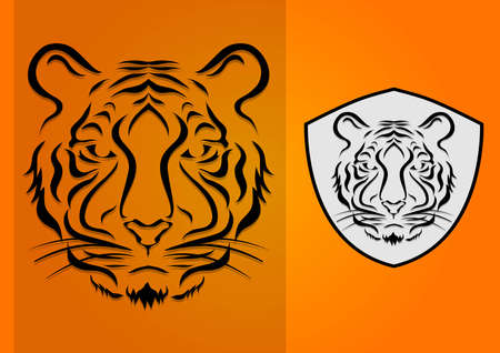 lion silhouette 2のイラスト素材