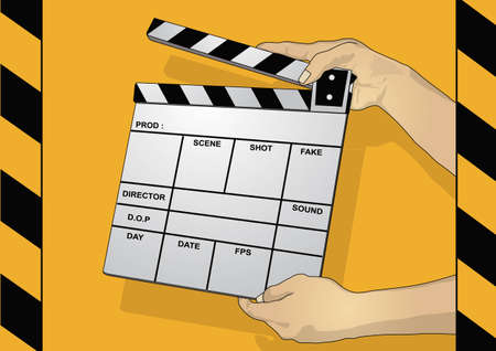 Clapper Boardsのイラスト素材
