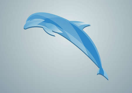 dolphin iconのイラスト素材