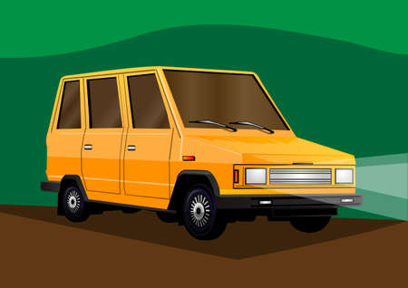 classic car boxのイラスト素材