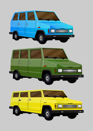 classic car design boxのイラスト素材
