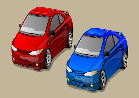 small car for the cityのイラスト素材