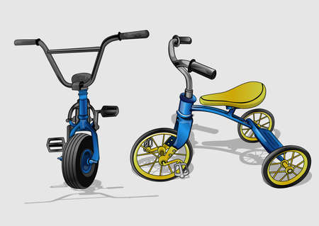 bicycle for childrenのイラスト素材