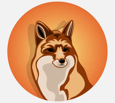 fox headのイラスト素材