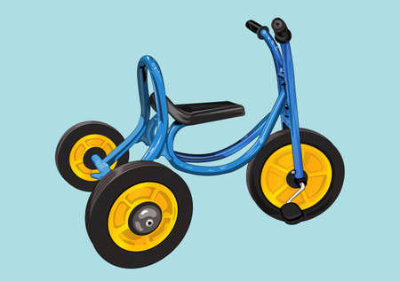 tricycle childrenのイラスト素材