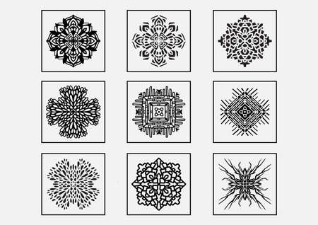for the pattern to be the backgroundのイラスト素材