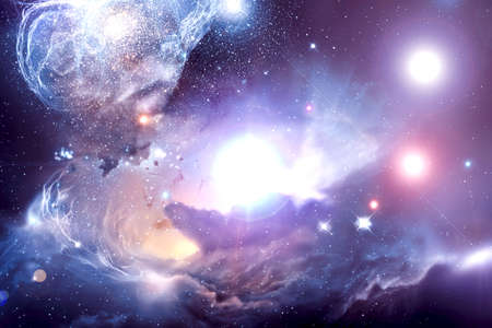A beautiful galaxy, with stars, nebulae, and glow. Elements of this image were furnished by NASA....