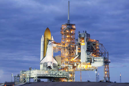 Launch pad of the space shuttle. Elements of this image were furnished by NASA For any purpose.の写真素材