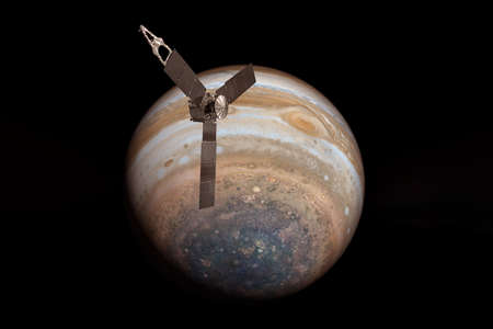 The sun is swallowing the planet.の写真素材