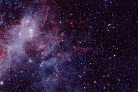 A beautiful galaxy with stars and nebulae.の写真素材