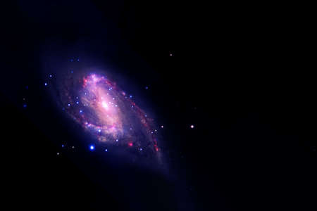 Beautiful cosmic spiral colors.