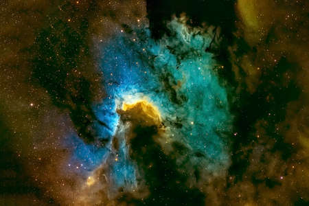 Beautiful space background with nebulae and stars.