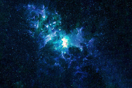 Beautiful colored nebula in space.  For any purpose.