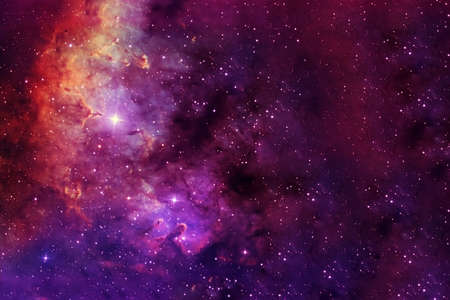 A beautiful colored galaxy.