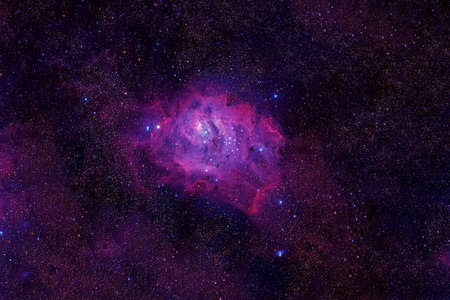A beautiful colored galaxy.