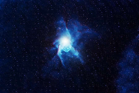 Blue beautiful galaxy.