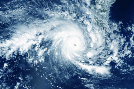 Cyclone from space.