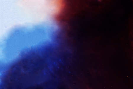 Blue gas nebula.