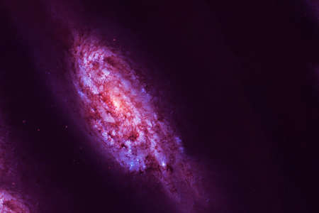 Pink space nebula.