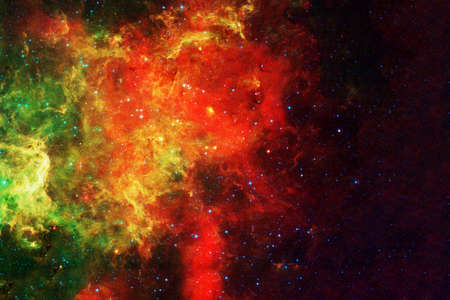 Bright red galaxy.