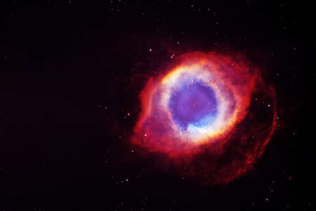 Space nebula of an unusual shape. Elements of this image furnished by . high quality photo