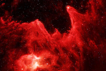 Bright red space. high quality photo
