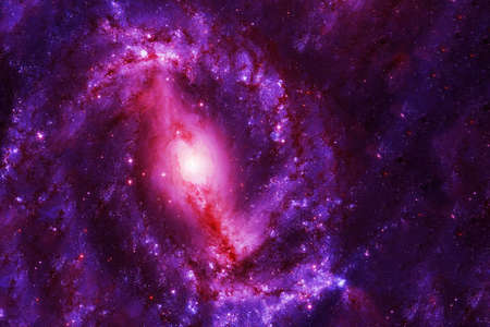 Beautiful, bright space nebula.
