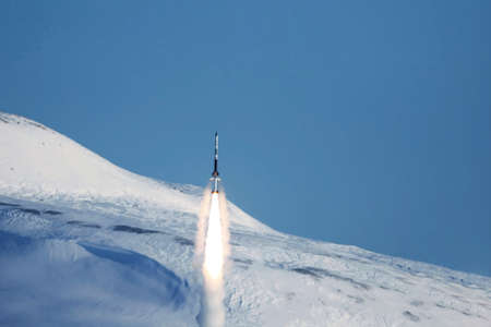 Launch of a cruise missile.