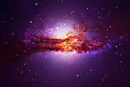 Bright purple nebula.  high quality photo