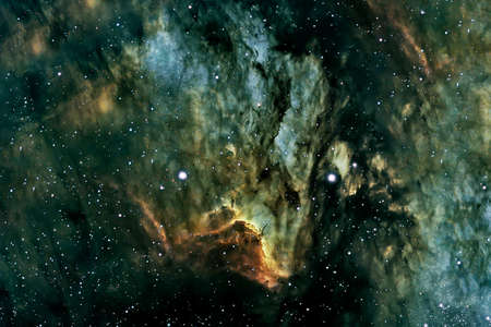 beautiful green galaxy.