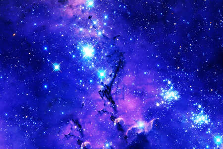 Blue beautiful galaxy.