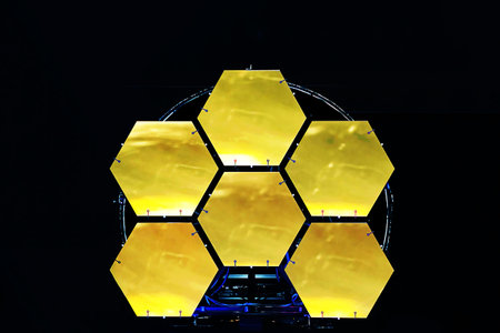 Mirror of a modern space telescope.